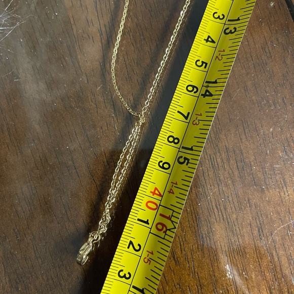 FASHION JEWELRY CHAIN STAINLESS STEEL DOUBLE LAYER HORN & AIRPLANE GOLD COLOR ** - Picture 8 of 11